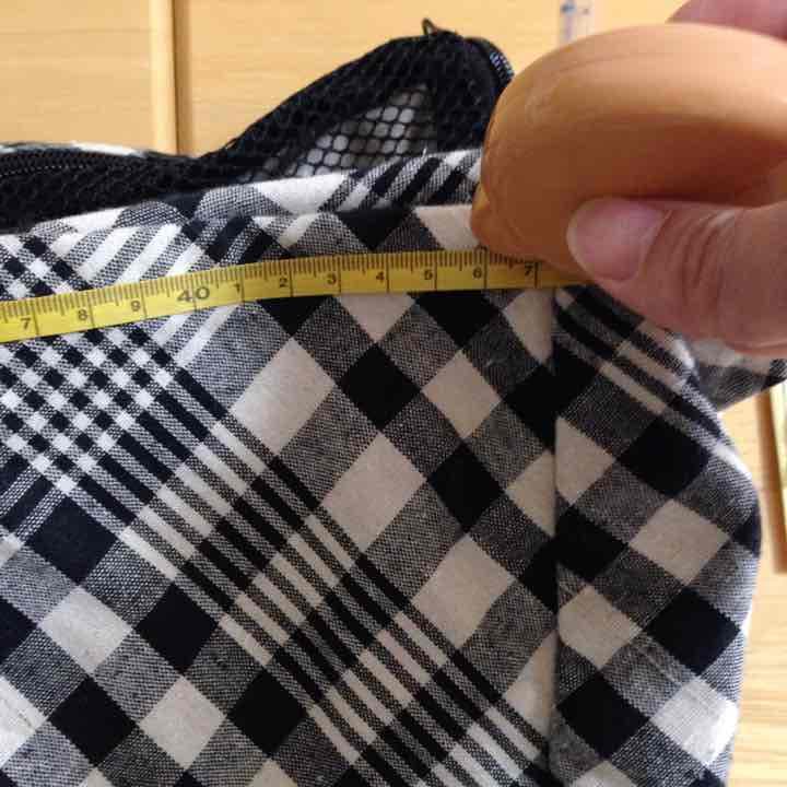 犬用 スリング 黒 白 チェック 中型犬