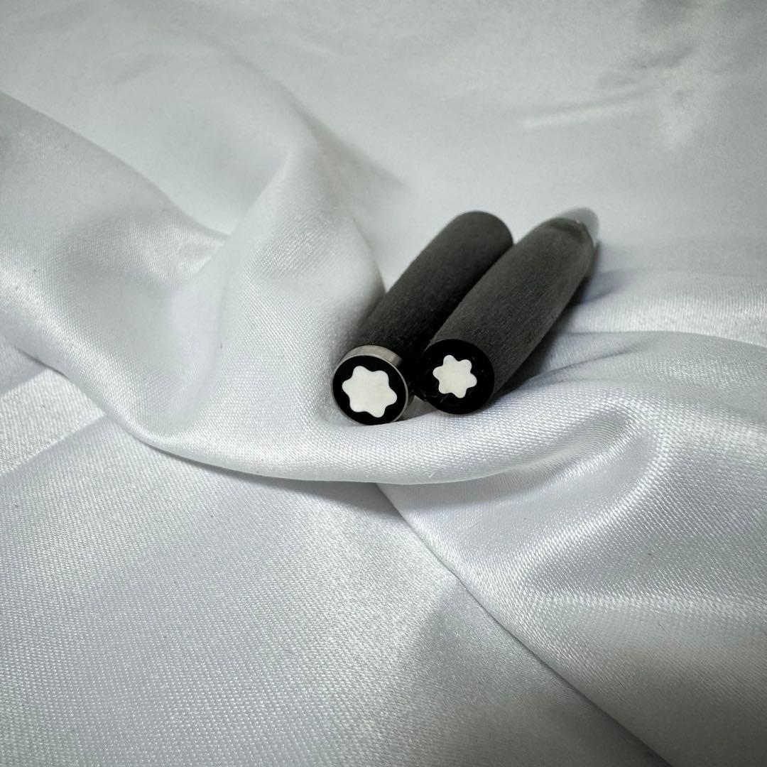 モンブラン 万年筆 木軸 585刻印 14K 未使用 本体のみ　グレー