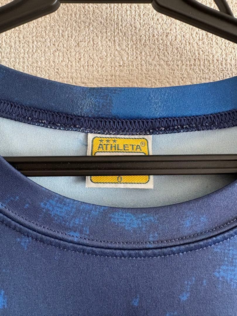 ブラウブリッツ秋田　ATHLETA ネイビー　練習着