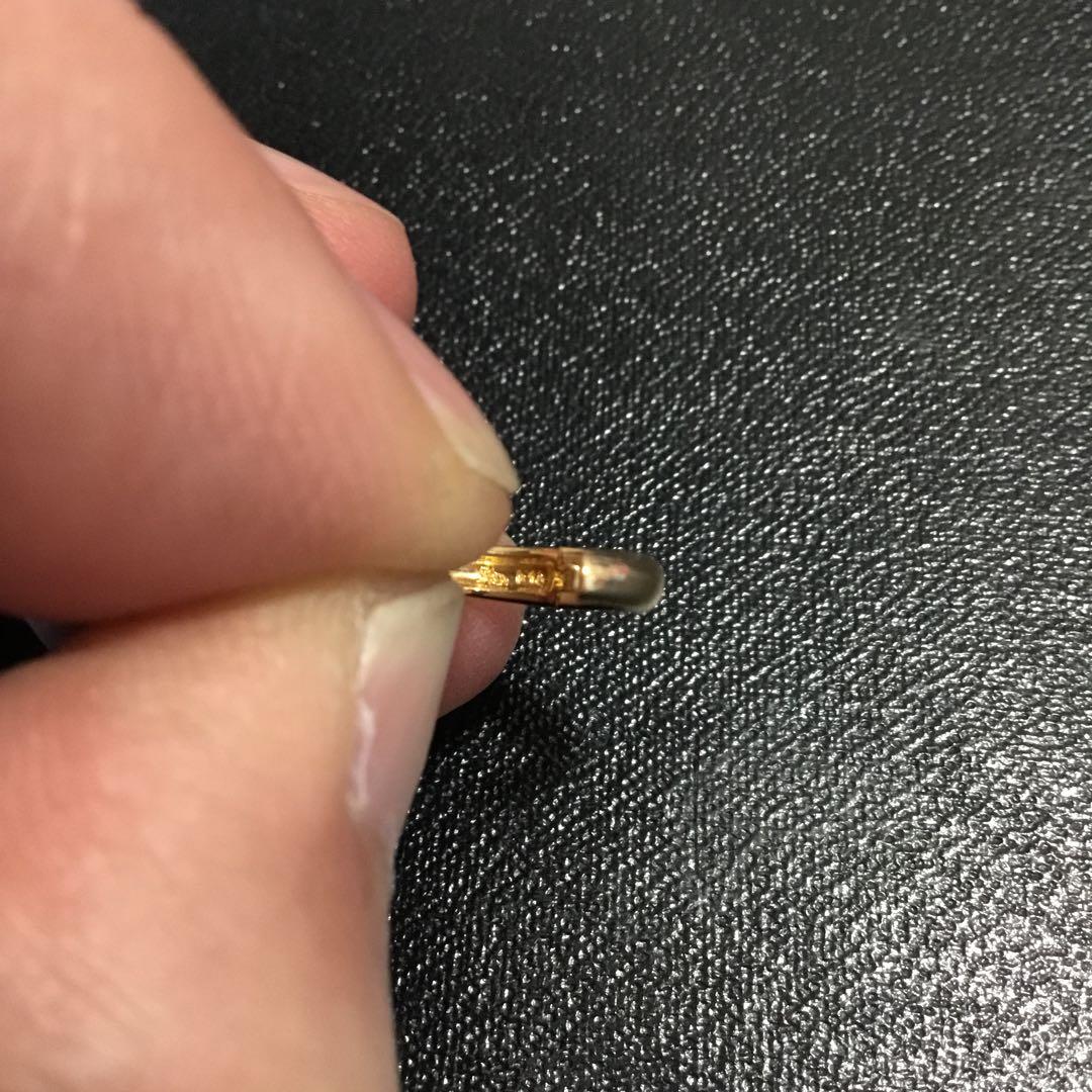 スタージュエリー　K18 フープ　ピアス　0,8g 片方