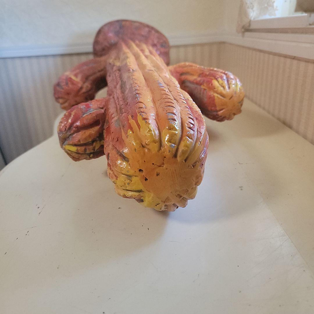 大型サボテンの置物　80cm弱　オブジェ　ガーデンor店舗等　セラミック陶器？製