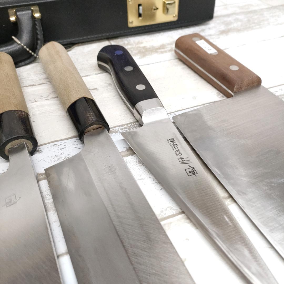 武蔵野調理 misono ミソノ 包丁 セット 牛刀 三徳 出刃 柳刃 ほか