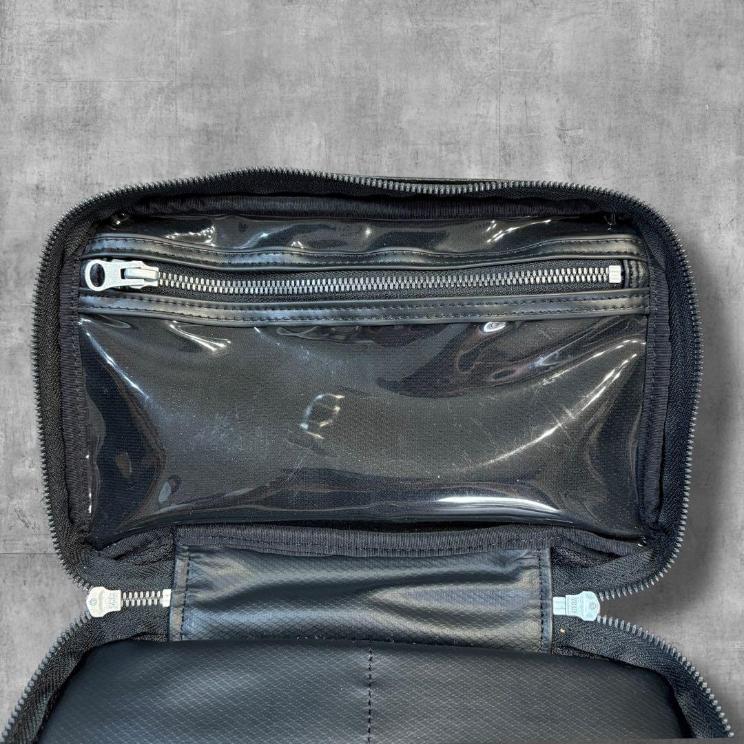 【極美品】ラゲッジレーベル 青タグ ニューライナー ショルダーバッグ 2層 黒