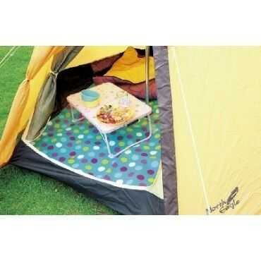 キャンプ 運動会　ドライブ　バーベキューにつかえるミニテーブル　花柄