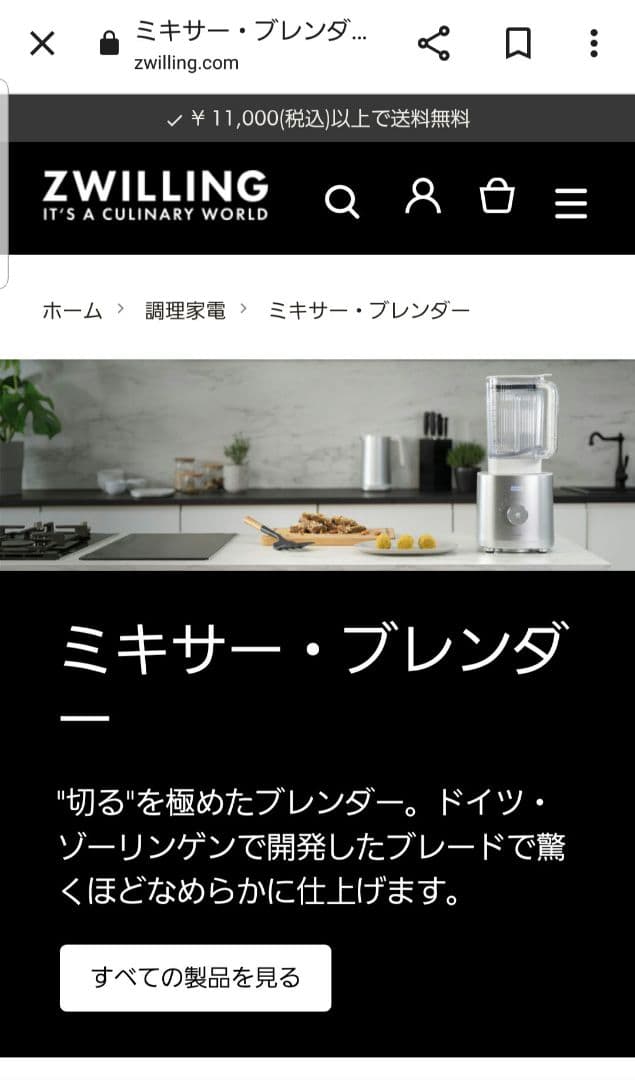 ZWILLING　ツヴィリング　スムージーメーカー