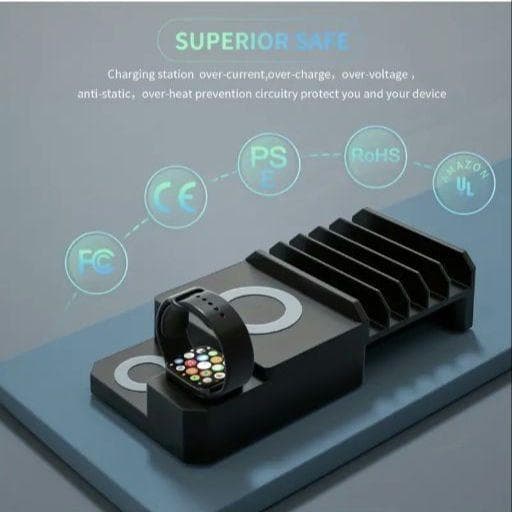 スマート8-in-1マルチ機能充電ドックステーションモバイルフォン タブレット