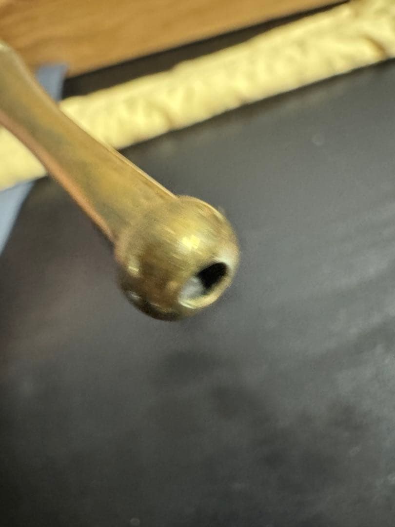 アンティーク木製金属パイプ 収納袋付き