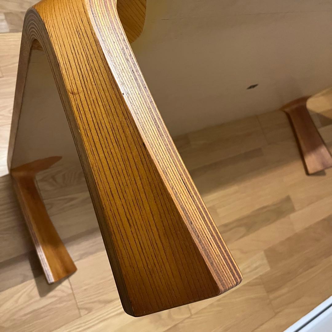 天童木工 座卓 ローテーブル 曲げ木 成形合板 和室 リビングテーブル