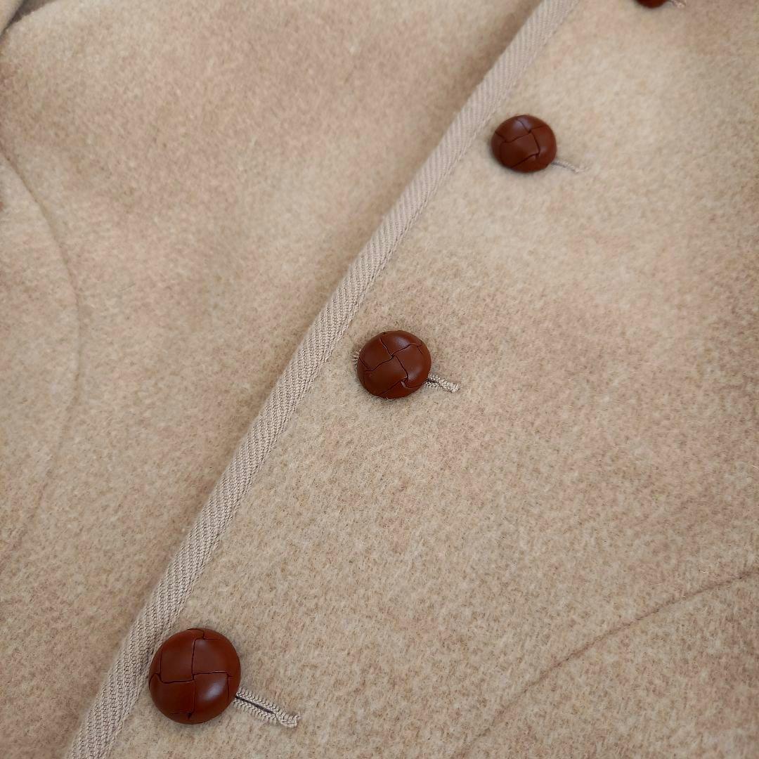 美品✨DANTON ダントン フード付きウールモッサコート ベージュ 36