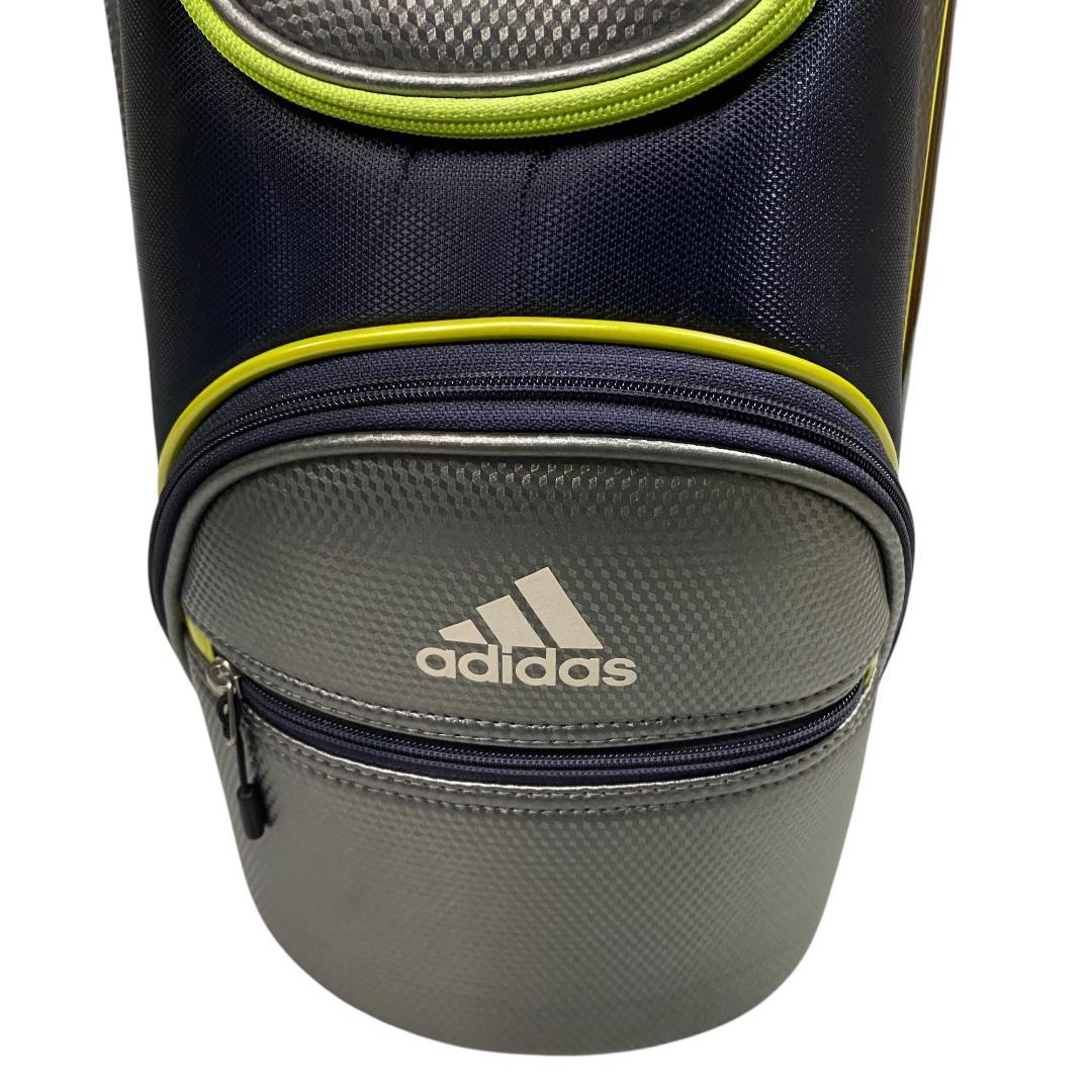 ADIDAS アディダス ゴルフ キャディバッグ シルバー 9.5型 5分割