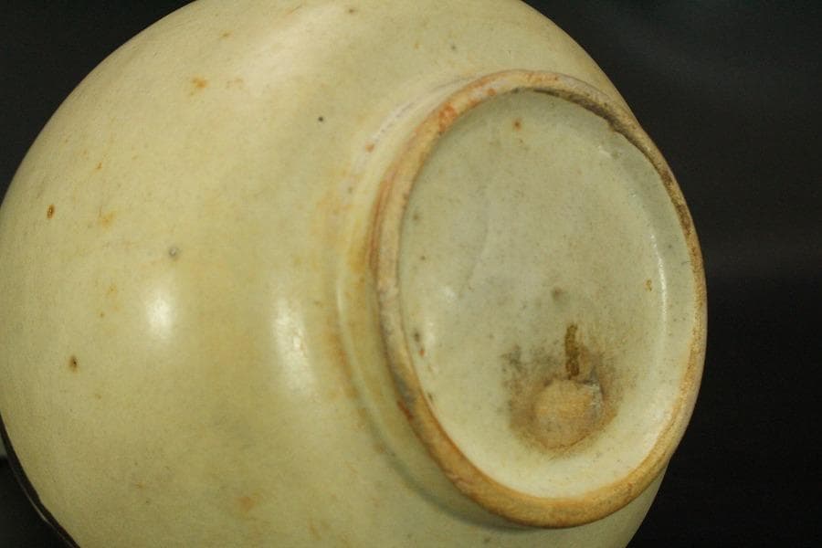 李朝 鉄絵 秋草紋 瓶 高30cm(ZE554)