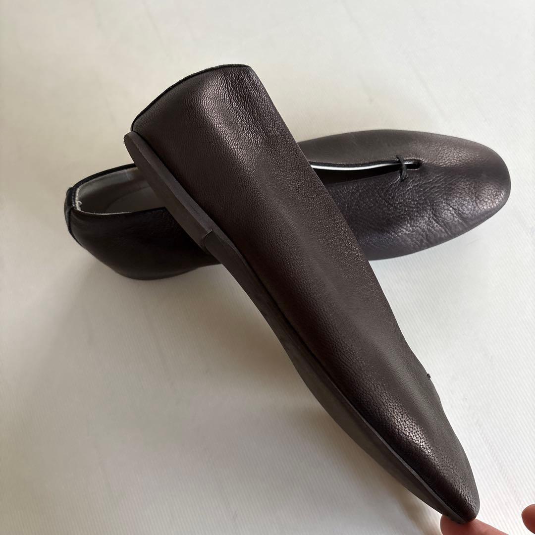 VIEILLE（ヴィエイユ）ゴートレザー　パンプス　黒　36 23cm