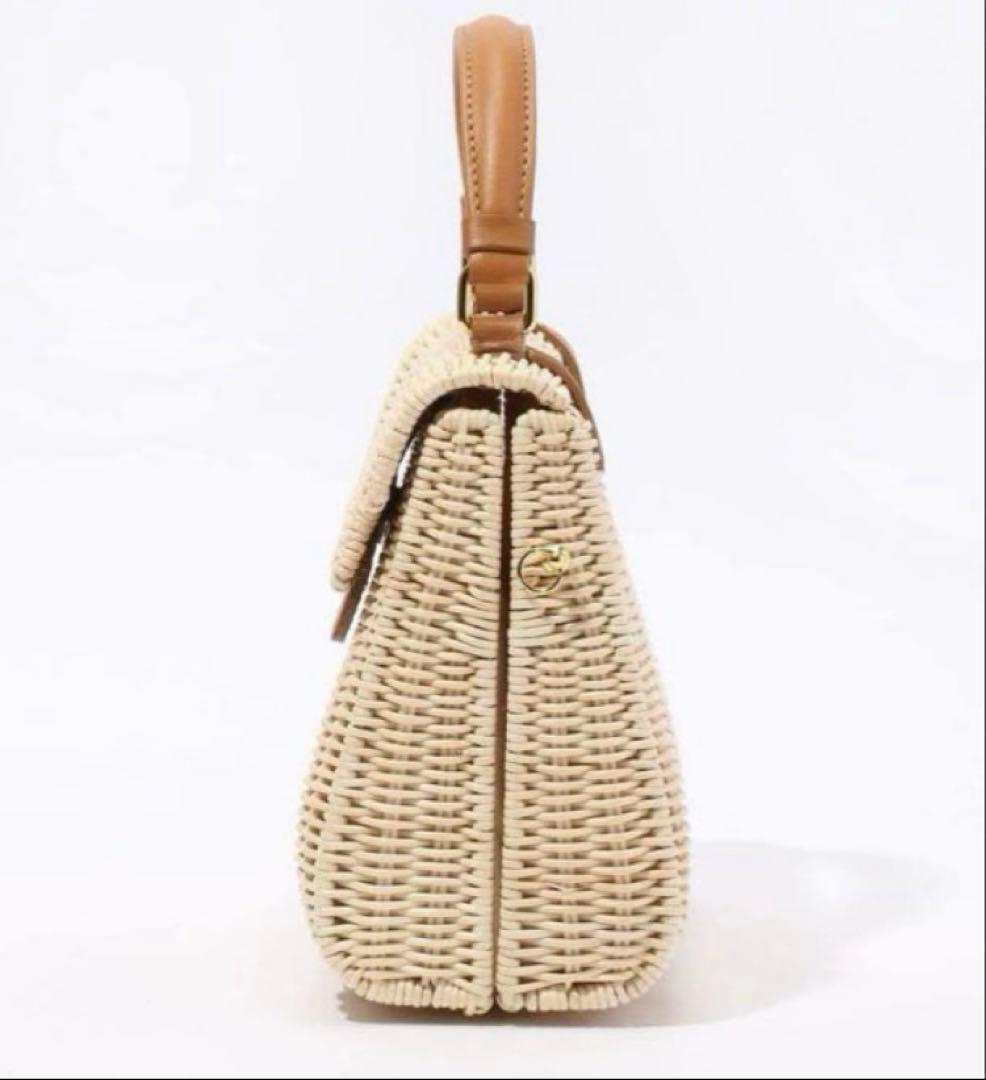 週末限定　雑誌多数掲載　ほぼ未使用　トマソカンダリア 2way かごバック