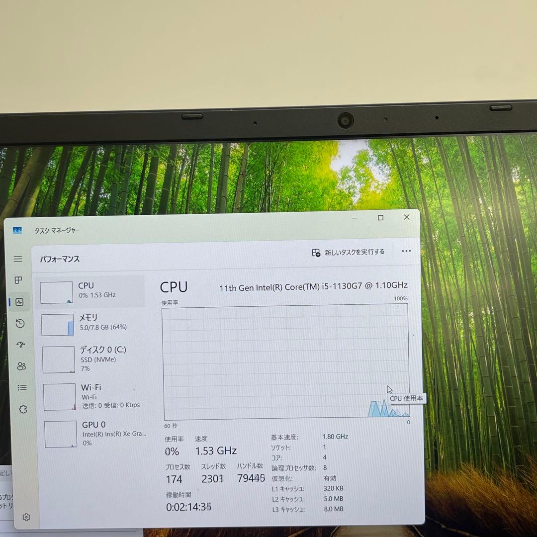 Windowsノート本体 #065 NEC VersaPro VC-9 i5-1130G7 8GB 256