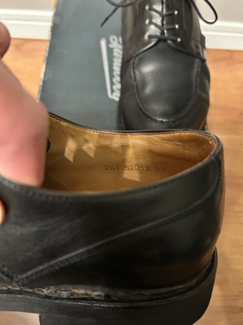 靴 Paraboot Chambordtex 7.5 Noire-Lis Noir