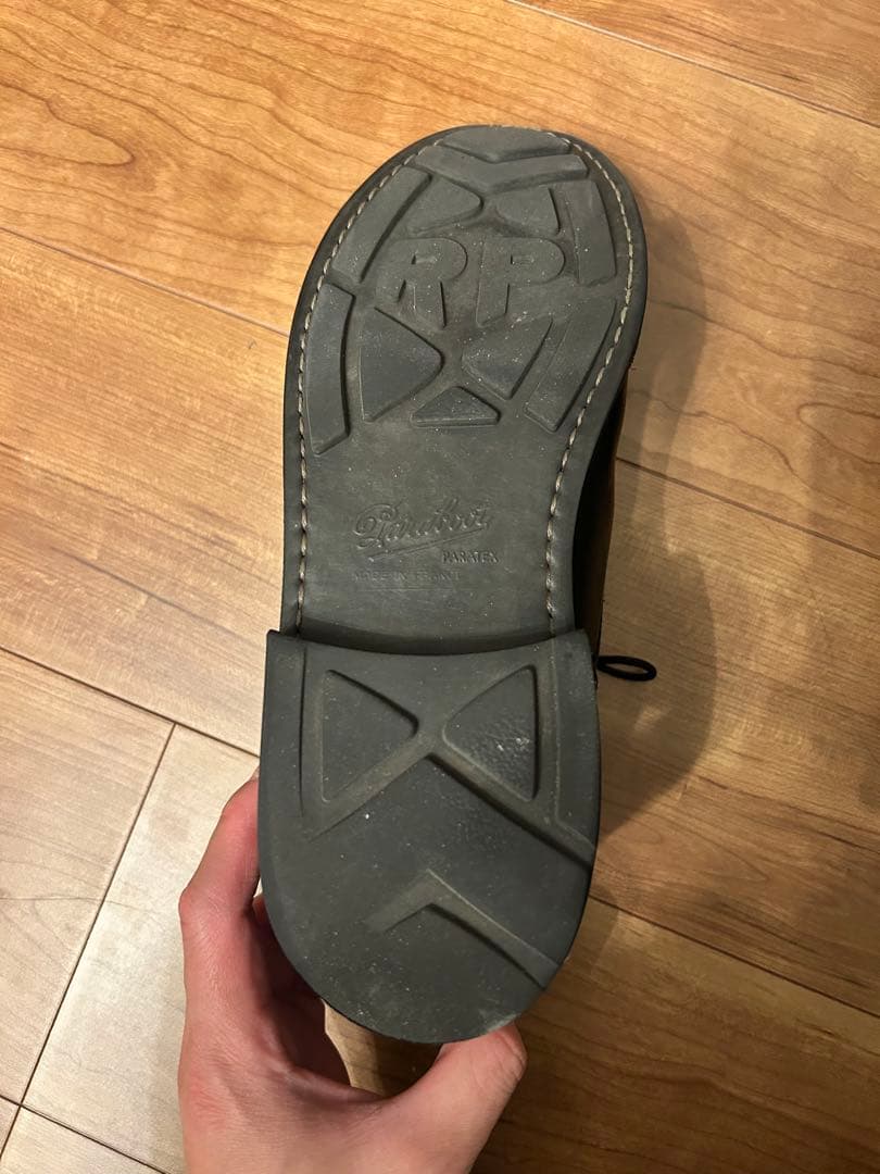 靴 Paraboot Chambordtex 7.5 Noire-Lis Noir