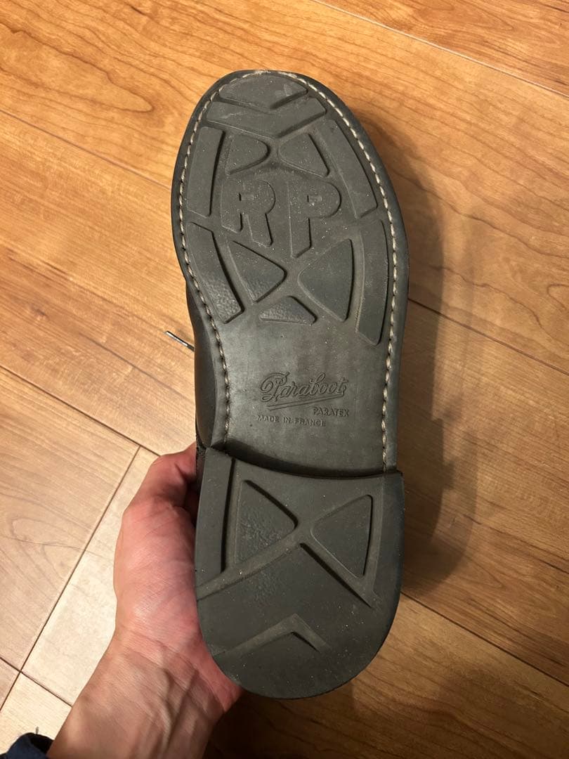 靴 Paraboot Chambordtex 7.5 Noire-Lis Noir