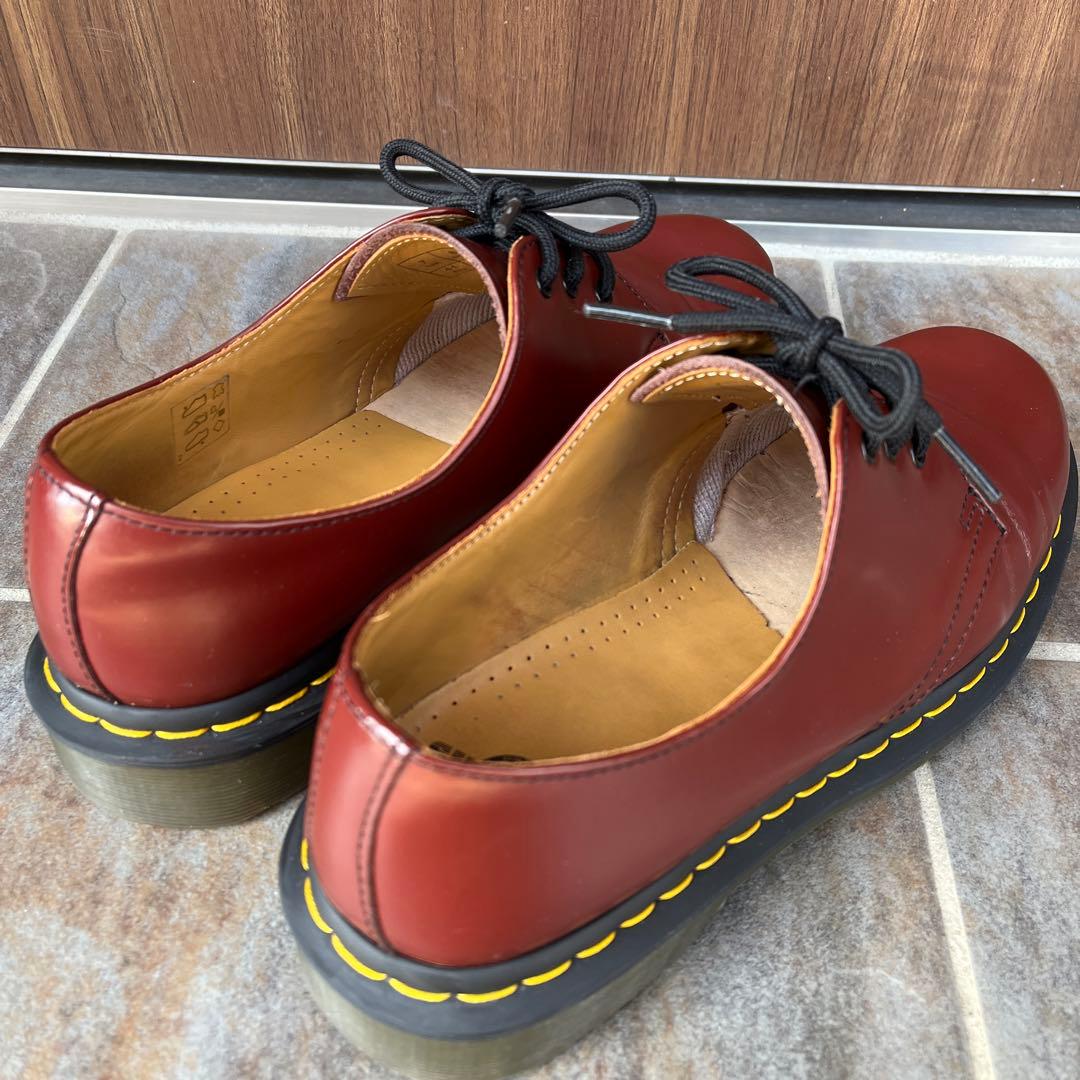Dr. Martens バーガンディ UK7 レースアップ ドクターマーチン