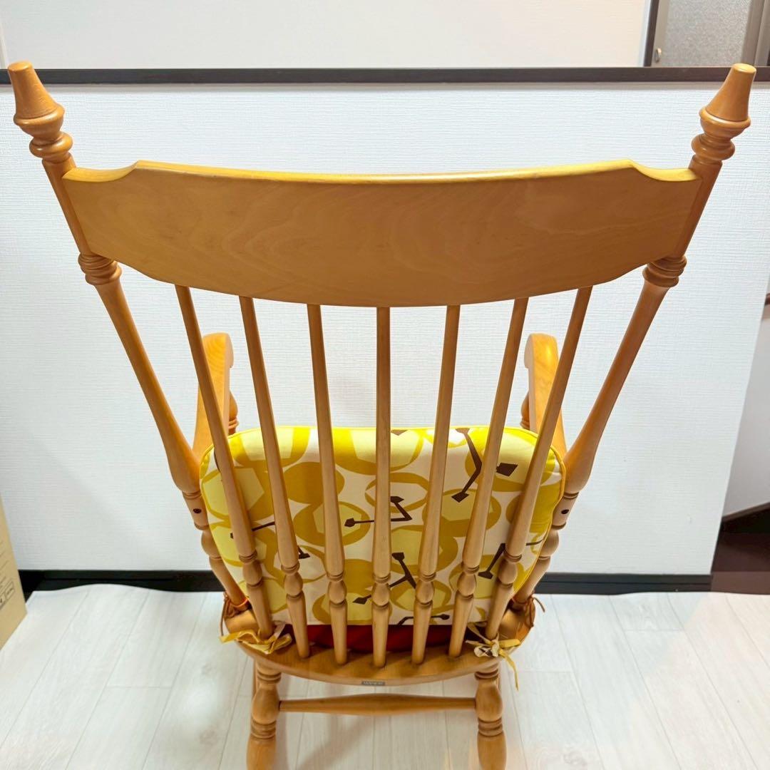 飛騨家具 WINDS 太平 ロッキングチェア クッション付き ヴィンテージ
