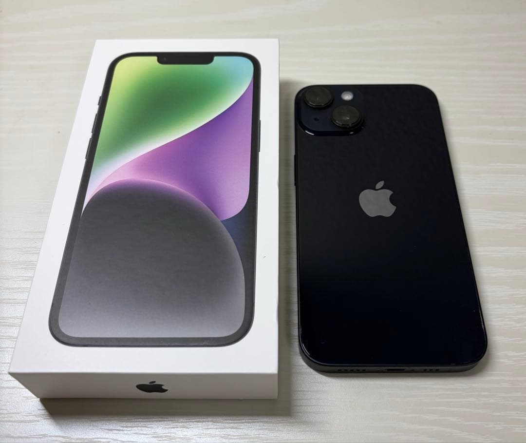 Apple iPhone 14 128GB SIMフリー　ミッドナイト