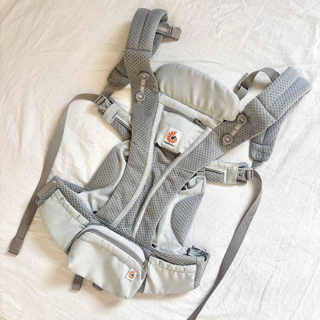 エルゴベビー オムニブリーズ 抱っこ紐 メッシュ パールグレー ergobaby
