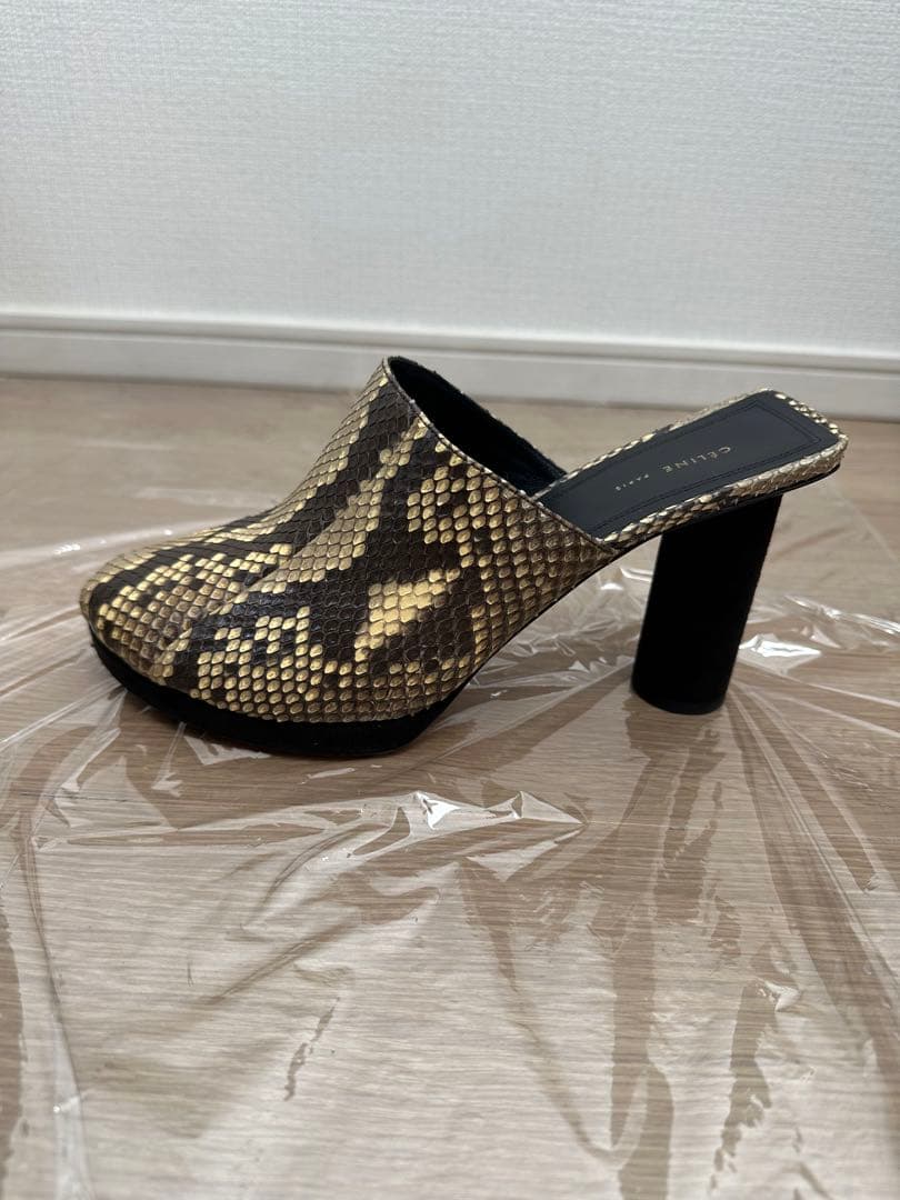 CELINE セリーヌ パイソン ミュール フィービー 38.5