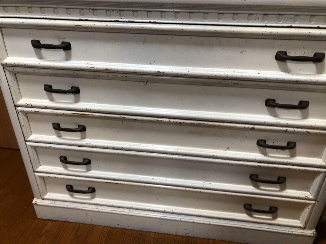 店舗什器使用　ヴィンテージ引き出し付き(広島引取り可)