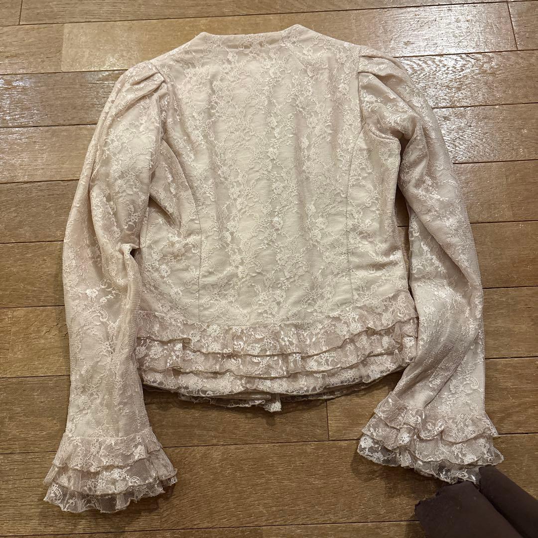フラメンコ　ブラウス　レース　美品