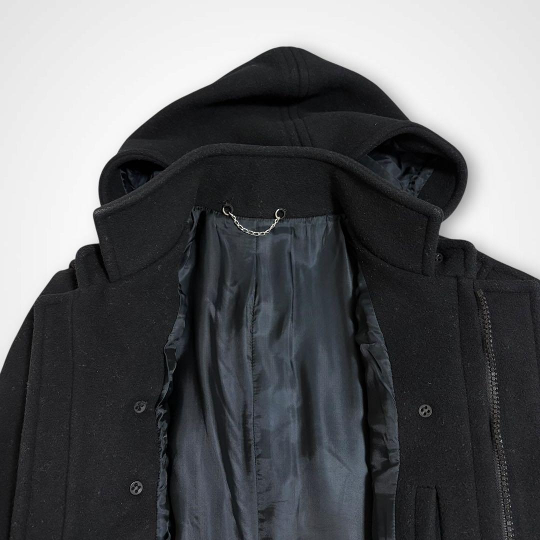 08AW ニコラ期 バレンシアガ ダッフルコート ミリタリー チンストラップ