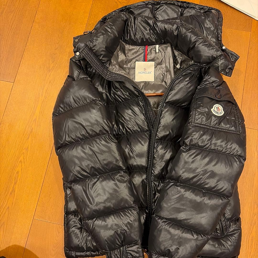 MONCLER マヤ　ブラック ダウンジャケット フード付き　サイズ3