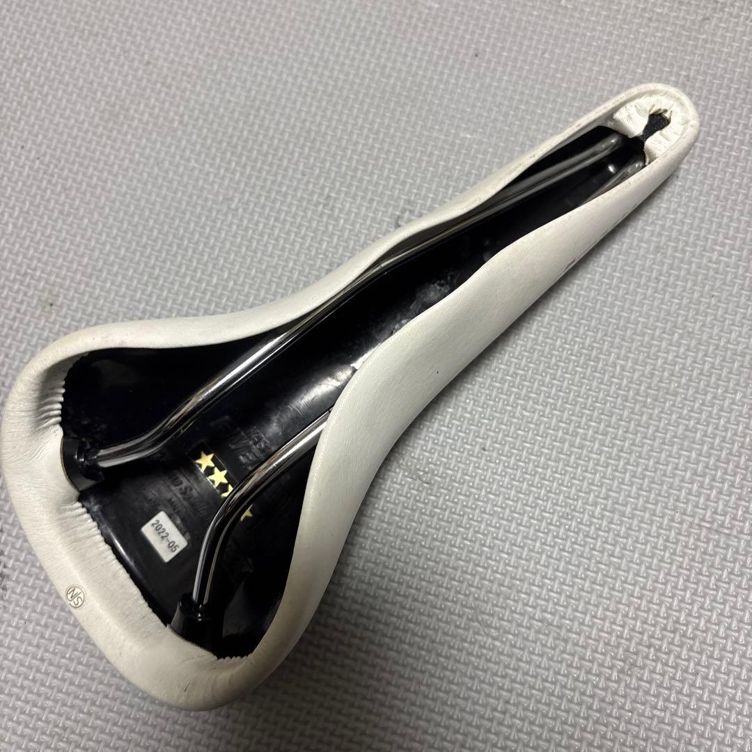 FIVEGOLD 7サドル ホワイト　競輪　NJS