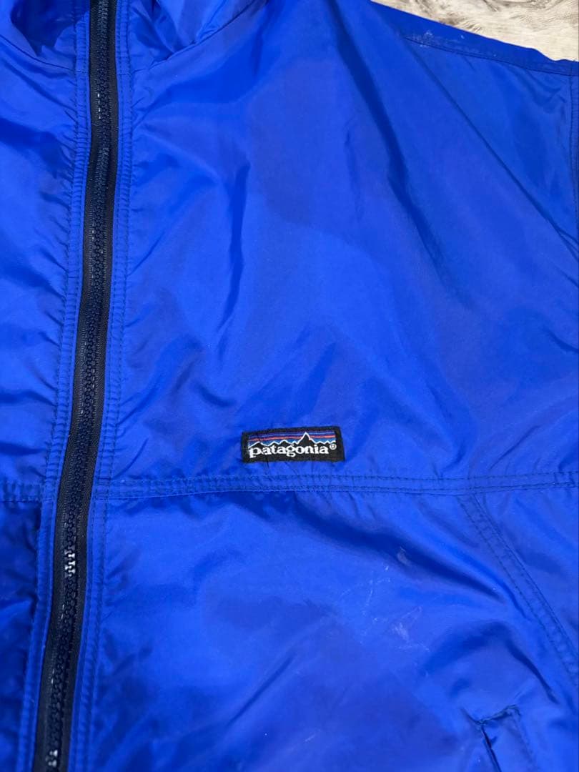 PatagoniaUSA製ナイロン×フリースジャケット ターコイズ M#280