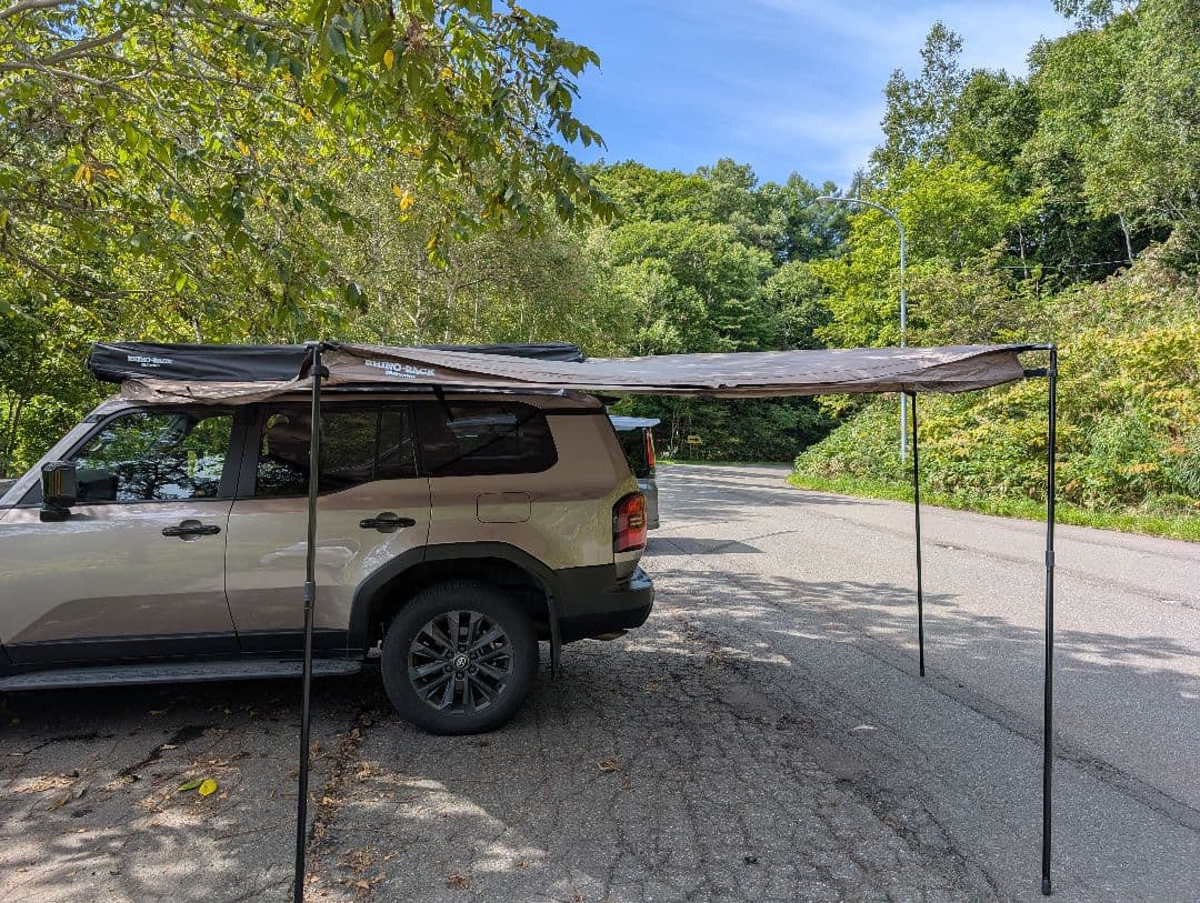 ライノラック バットウィング オーニング 2.5m 左マウント STOW IT付