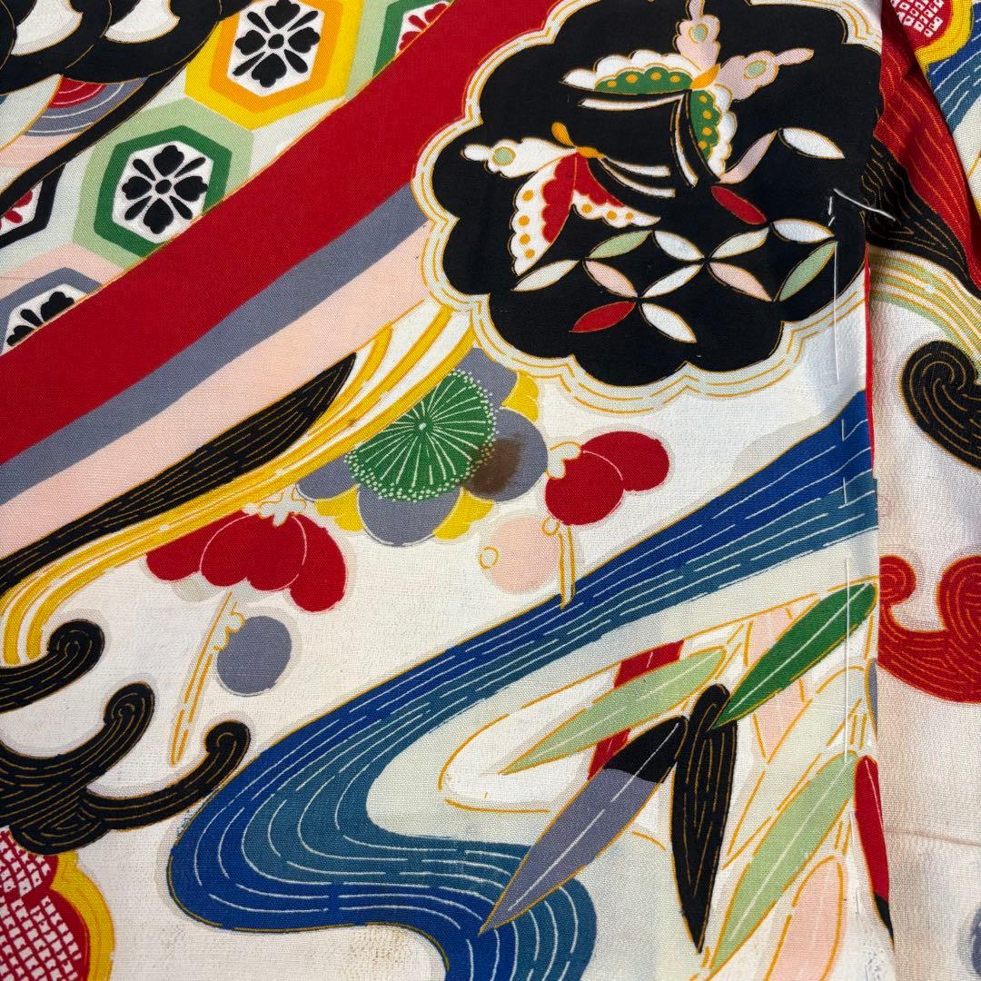 七五三 アンティーク着物　子供着物　可愛い