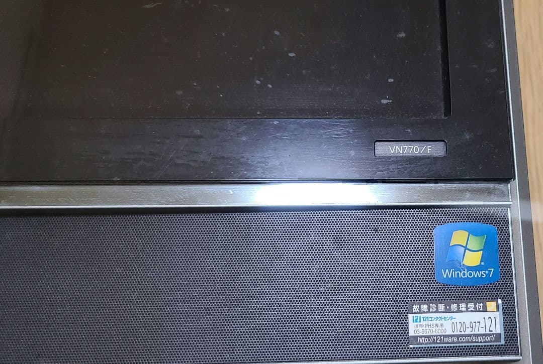 NEC一体型パソコン VALUESTARPC-VN770FS6B