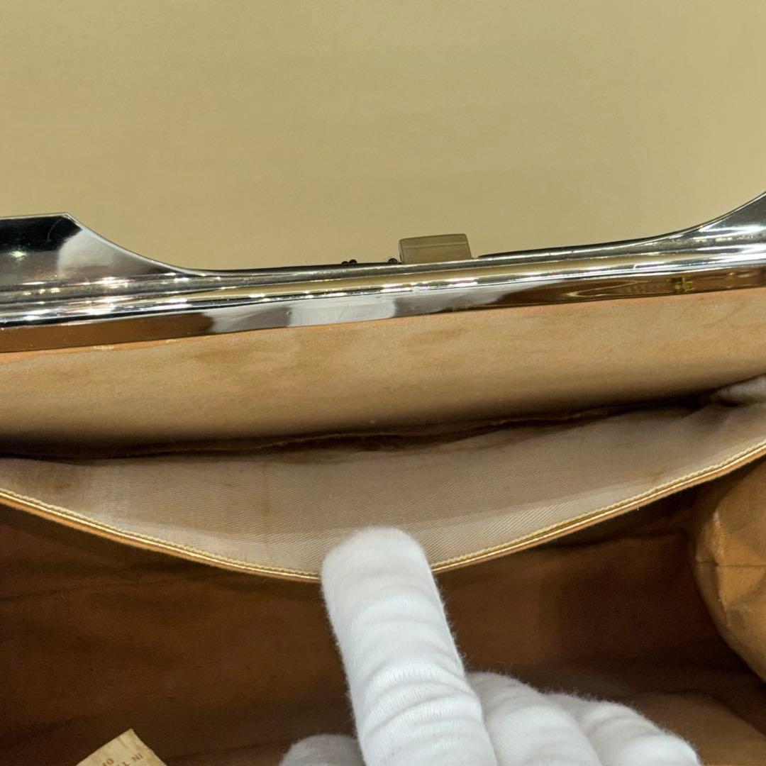 プチポアン風 ビーズ刺繍 花柄 ヴィンテージバッグ 英領香港 ハンドメイド