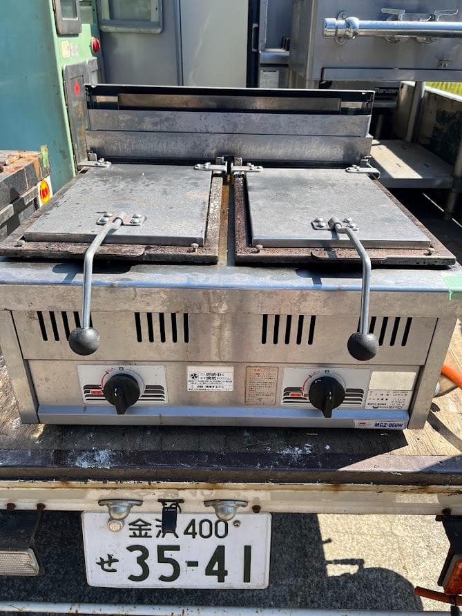 マルゼン ガス餃子焼器 MGZ-066W LPガス