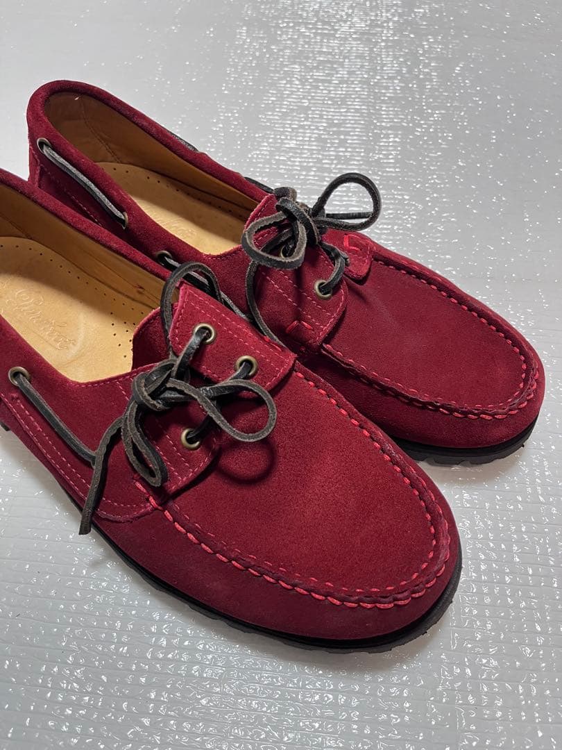 【美品】パラブーツ BEAMS MALO マロ デッキシューズ モカシン