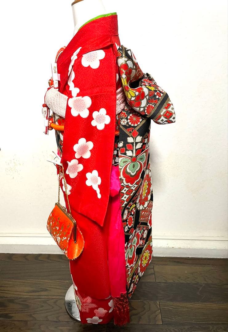 振袖セット 7歳 七五三用お雛様