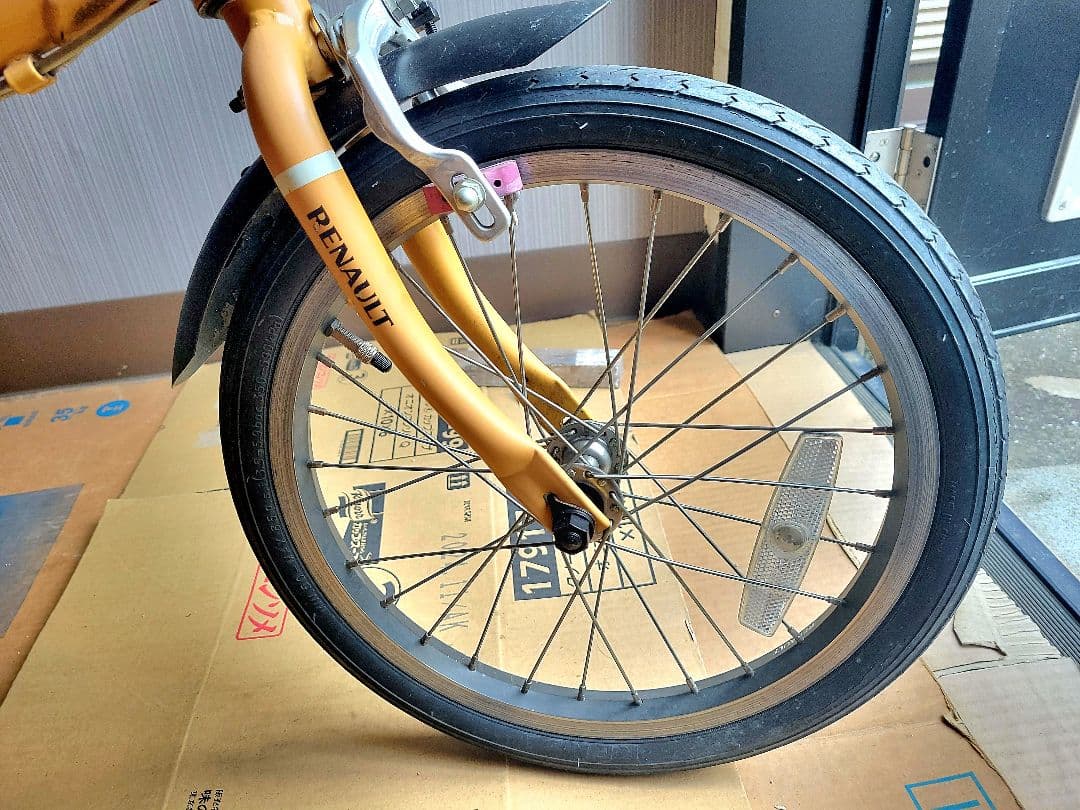 ●値下げしました●RENAULT、ルノー、アルミフレーム折畳み自転車、引取り限定