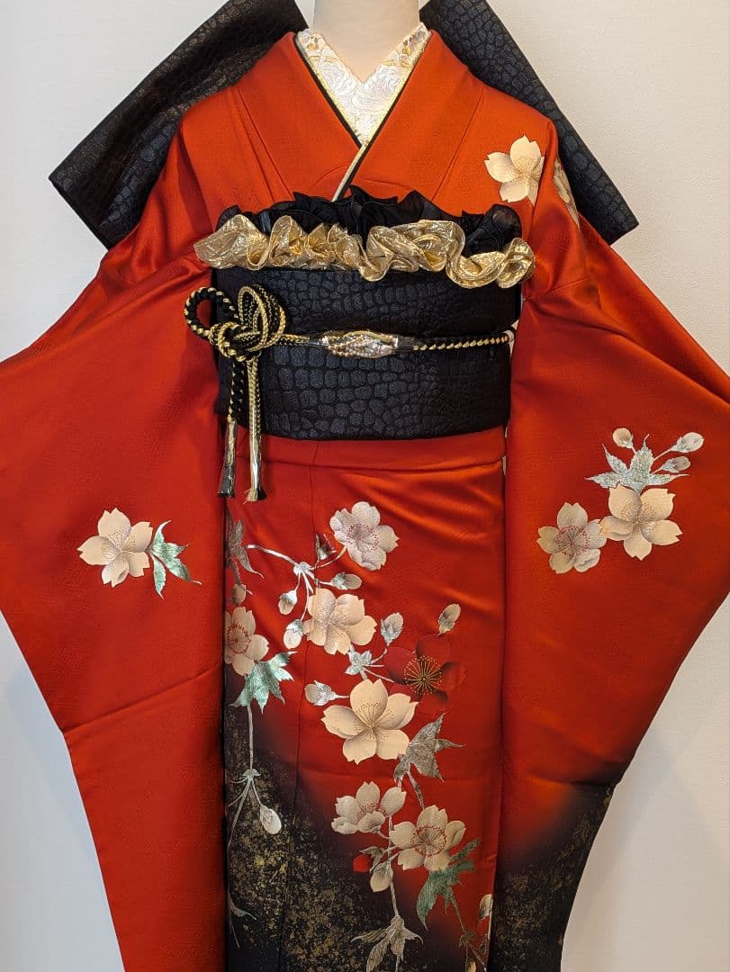 ⭐︎様 振袖フルセット 身丈162裄66.5 豪華振袖 金銀彩 赤 逸品 成人式