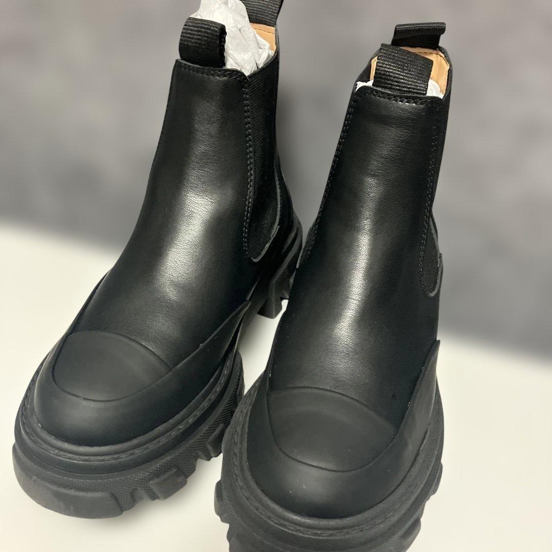 2025年　GANNI ガニー　サイドゴアブーツ　37