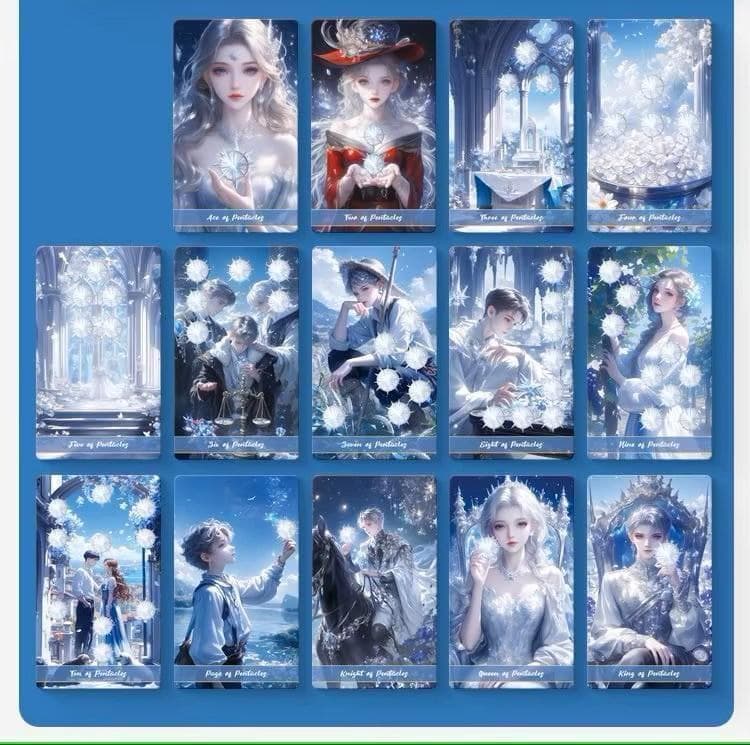 【正規品タロットカード】入手困難な海外デッキ✨クリスタルの愛のタロットカード