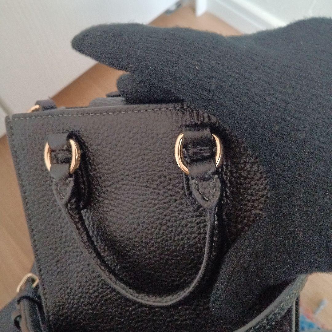 COACH 2wayショルダーバッグ ノース　サウス　ミニ　トート　ブラック