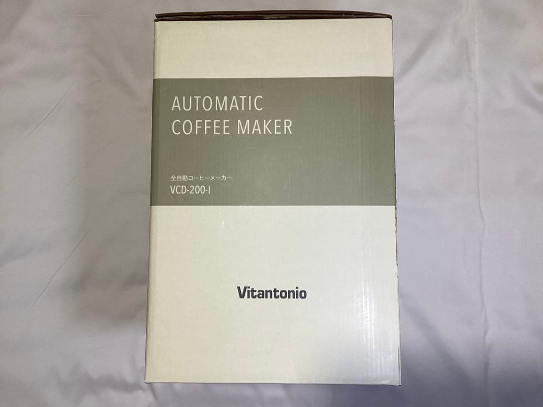 全自動コーヒーメーカー　ミル付き　Vitantonio VCD-200-I
