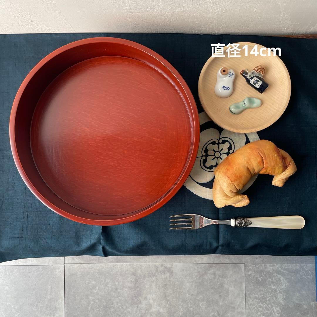 木製　漆器　丸型　重箱　5段重　朱塗り　四国塗　後藤塗　寿司桶　蓋物　日本製