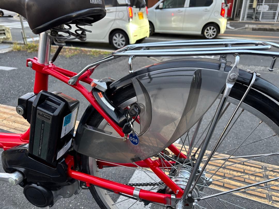 中古24インチYAMAHA電動アシスト自転車　8.7Ah 大阪　006番