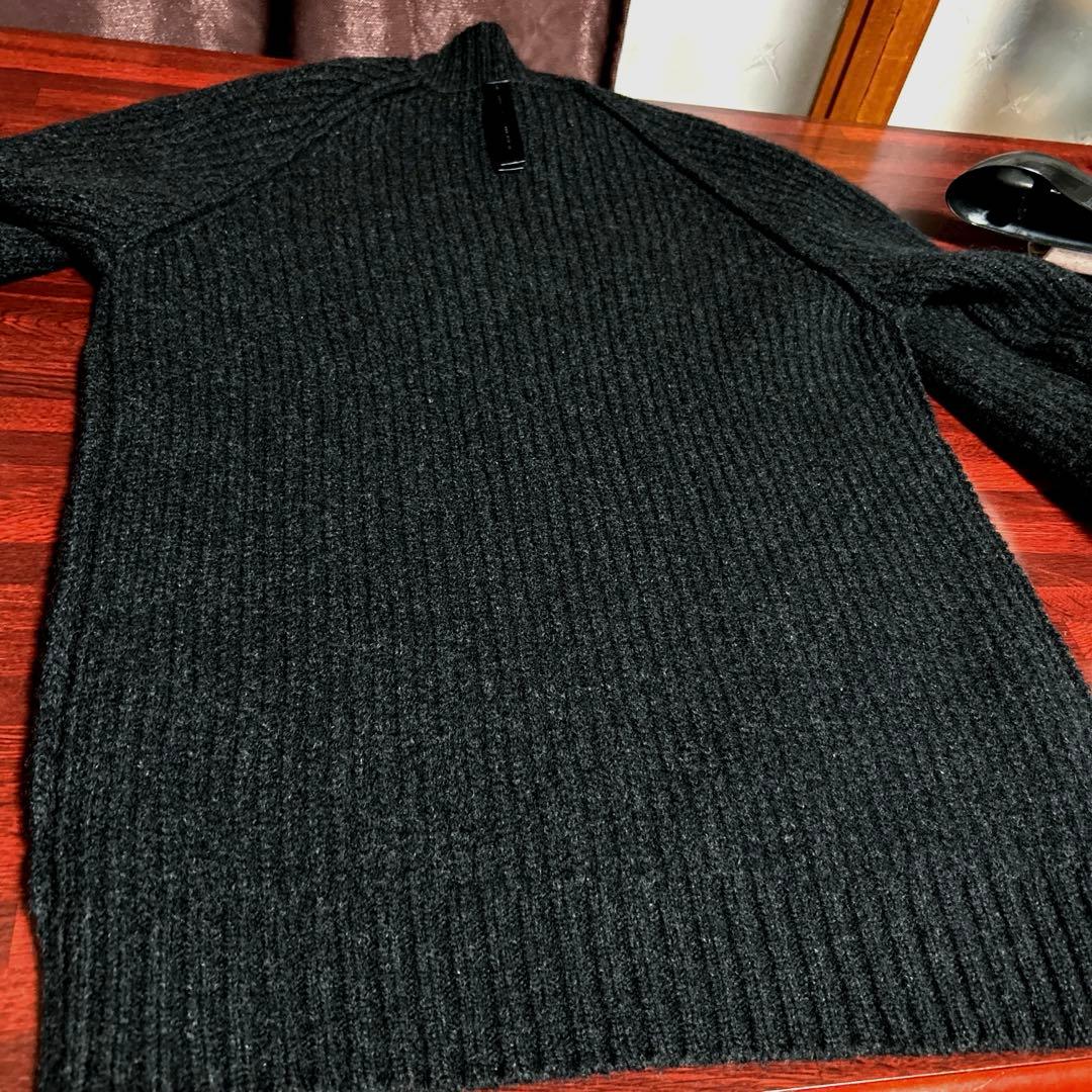 綺麗美品　超肉厚　wjk ハードワッフル　ハイネックニット　セーター　L