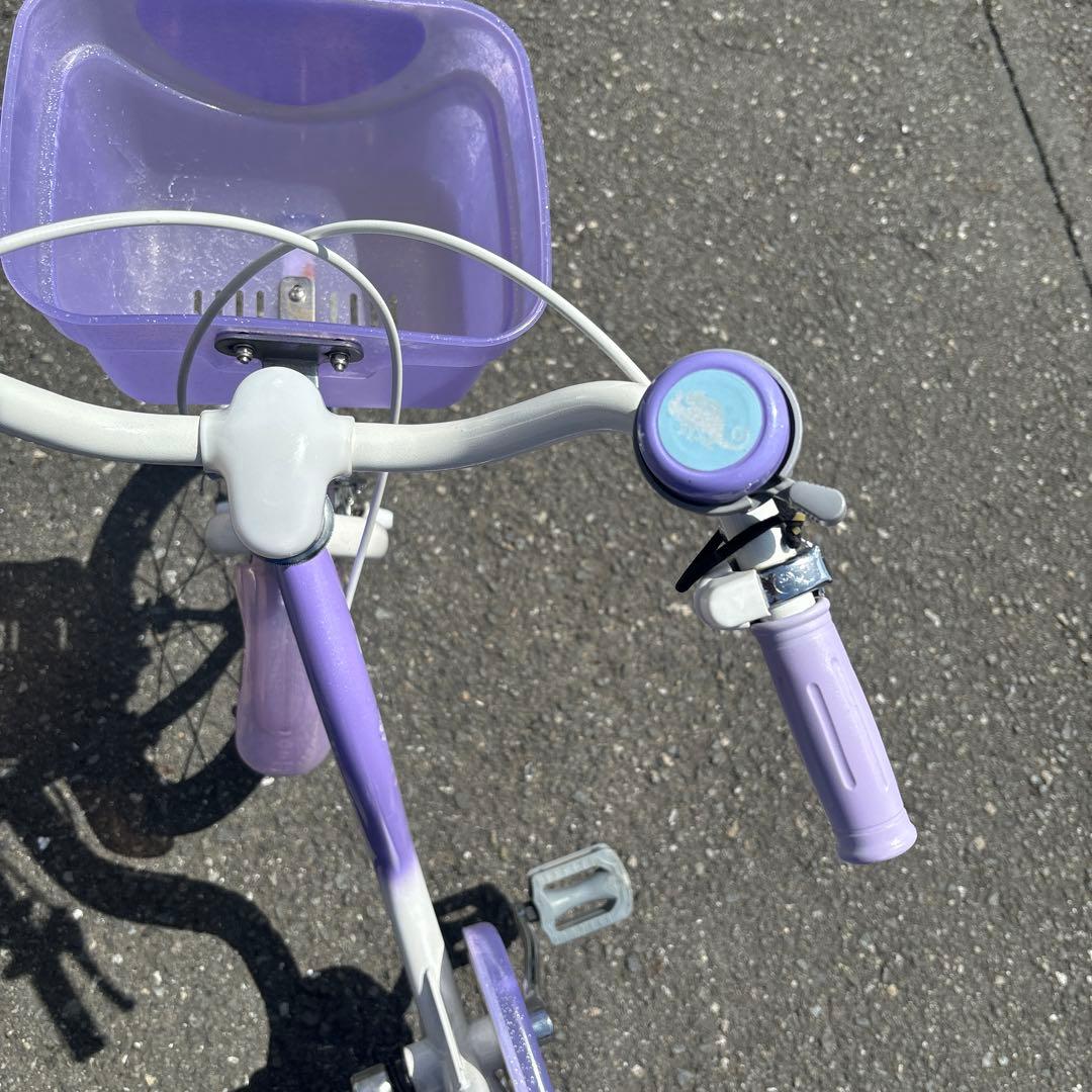 18インチ　ラプンツェル　自転車