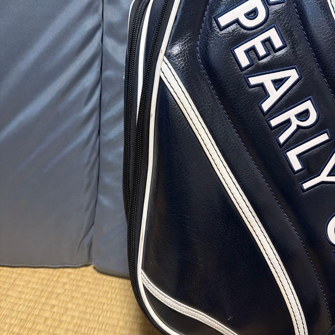 最終値下げ。PEARLY GATES ゴルフバッグ ネイビー